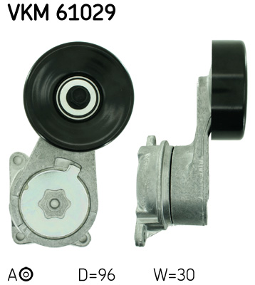 SKF Feszítőgörgő, hosszbordás szíj VKM61029_SKF